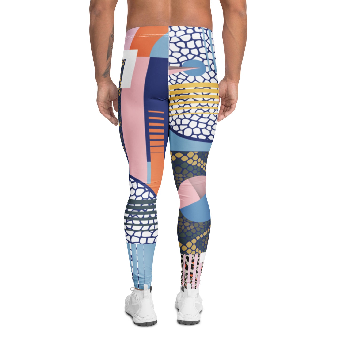 Men's Leggings - Geo-Wild