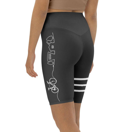 rebel rider high-waisted biker shorts for comfort and style