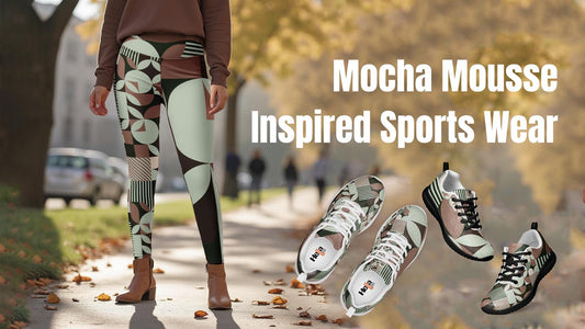 How Mocha Mousse Transforms Printed Workout Leggings for Athleisure Chic