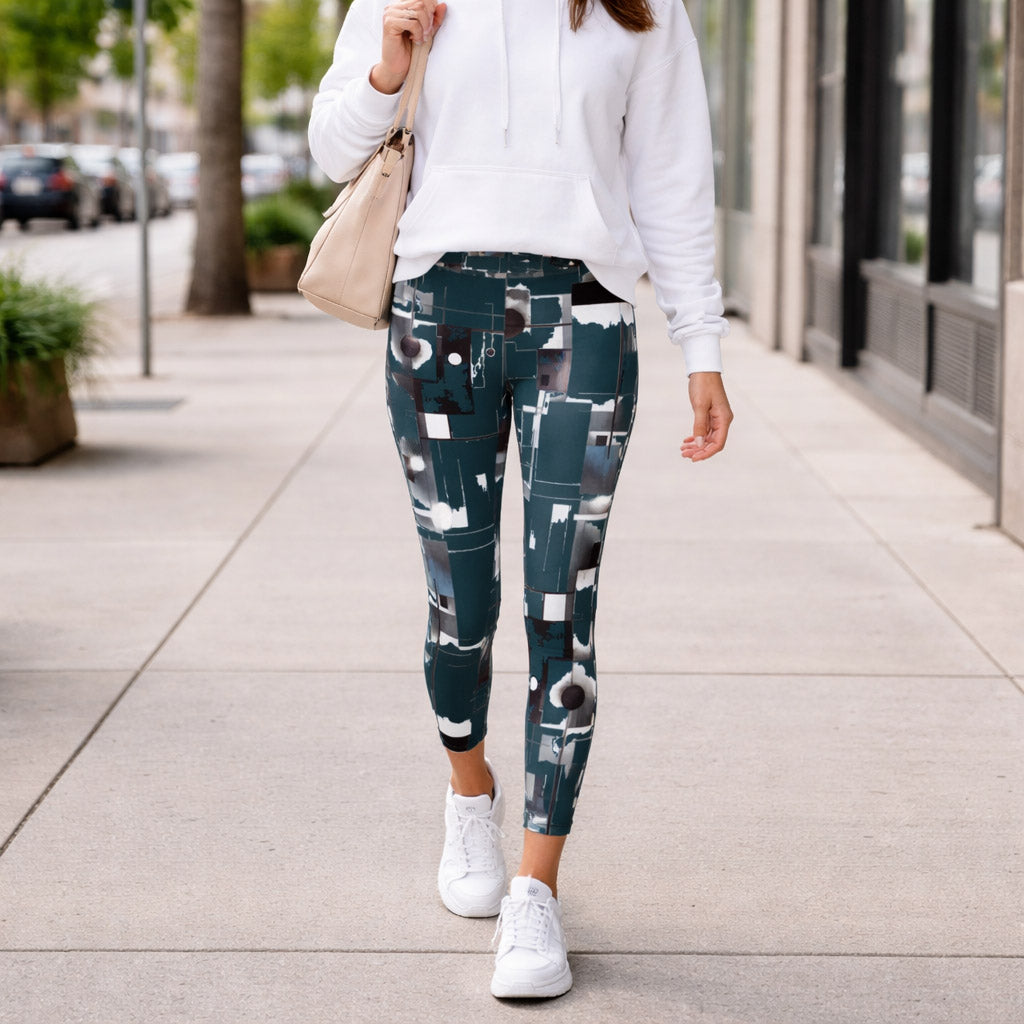 Blue Fusion Leggings