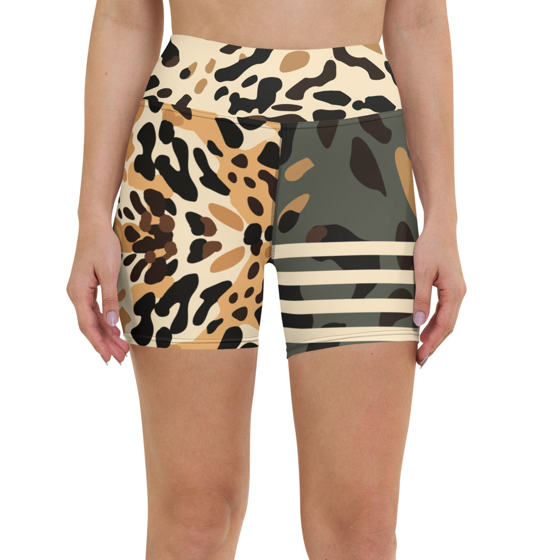 Leostripes Yoga Shorts
