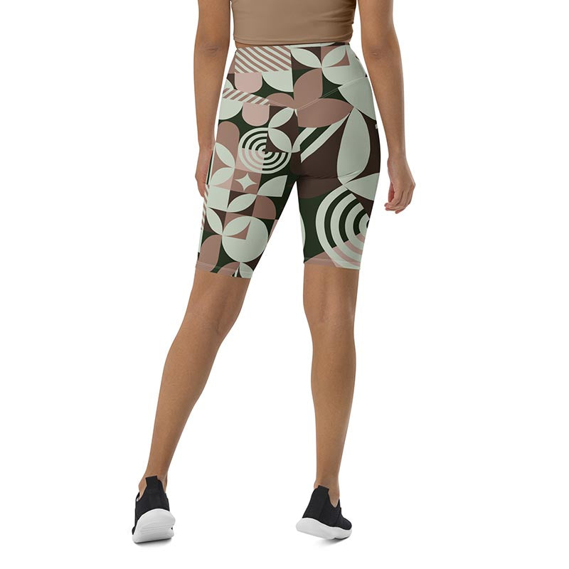Geometric -  Biker Shorts