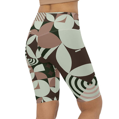 Geometric -  Biker Shorts
