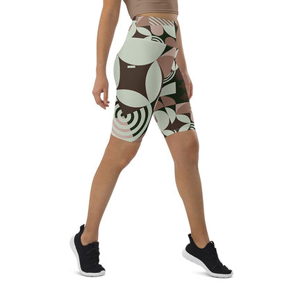 Geometric -  Biker Shorts
