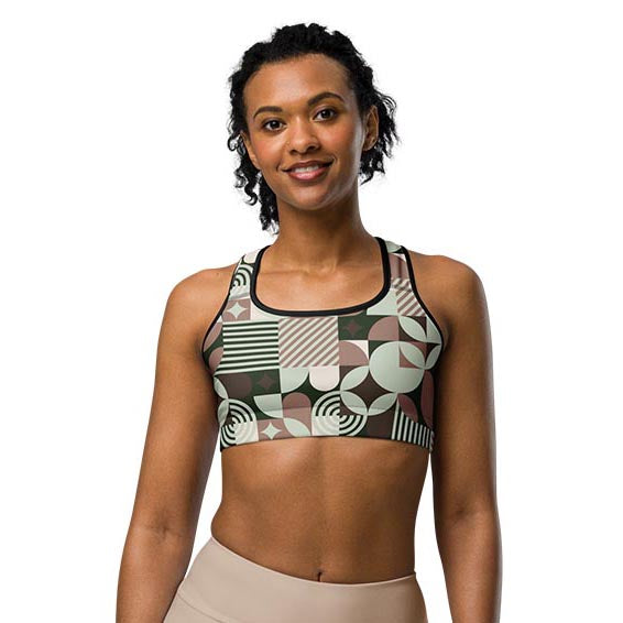 Geometric - Sports Bra