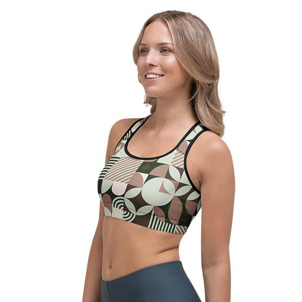 Geometric - Sports Bra