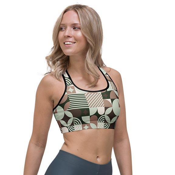 Geometric - Sports Bra