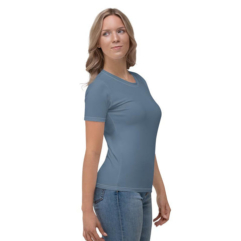 Solo Shade Crew Neck T-shirt "Blue Triad"