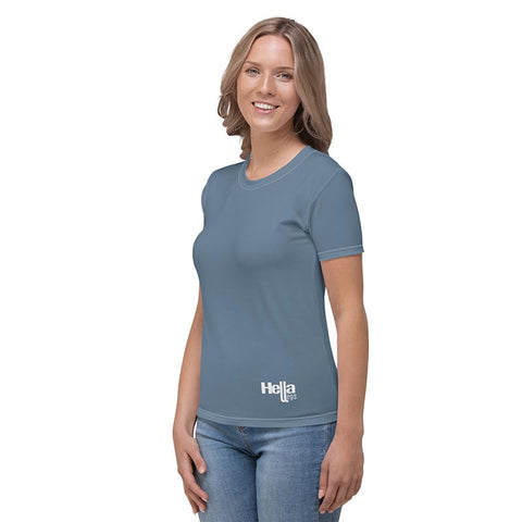 Solo Shade Crew Neck T-shirt "Blue Triad"