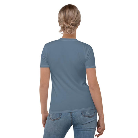Solo Shade Crew Neck T-shirt "Blue Triad"