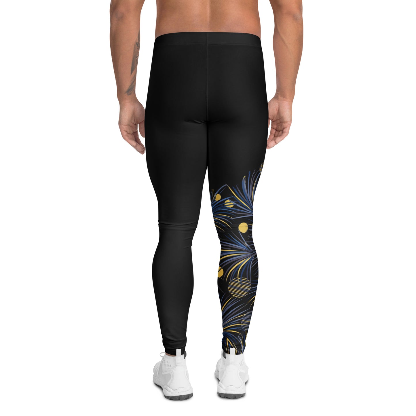 Men's Leggings - Moonlit Oasis