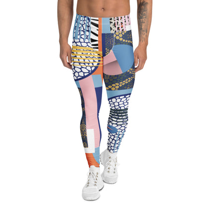 Men's Leggings - Geo-Wild