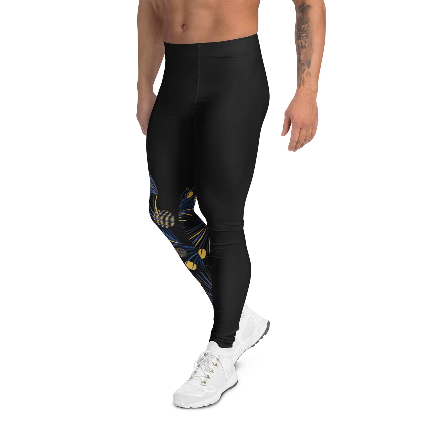 Men's Leggings - Moonlit Oasis
