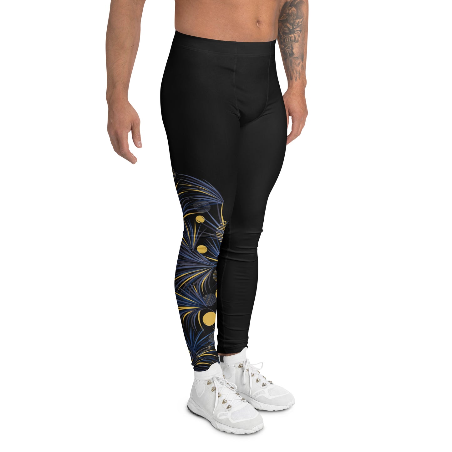 Men's Leggings - Moonlit Oasis