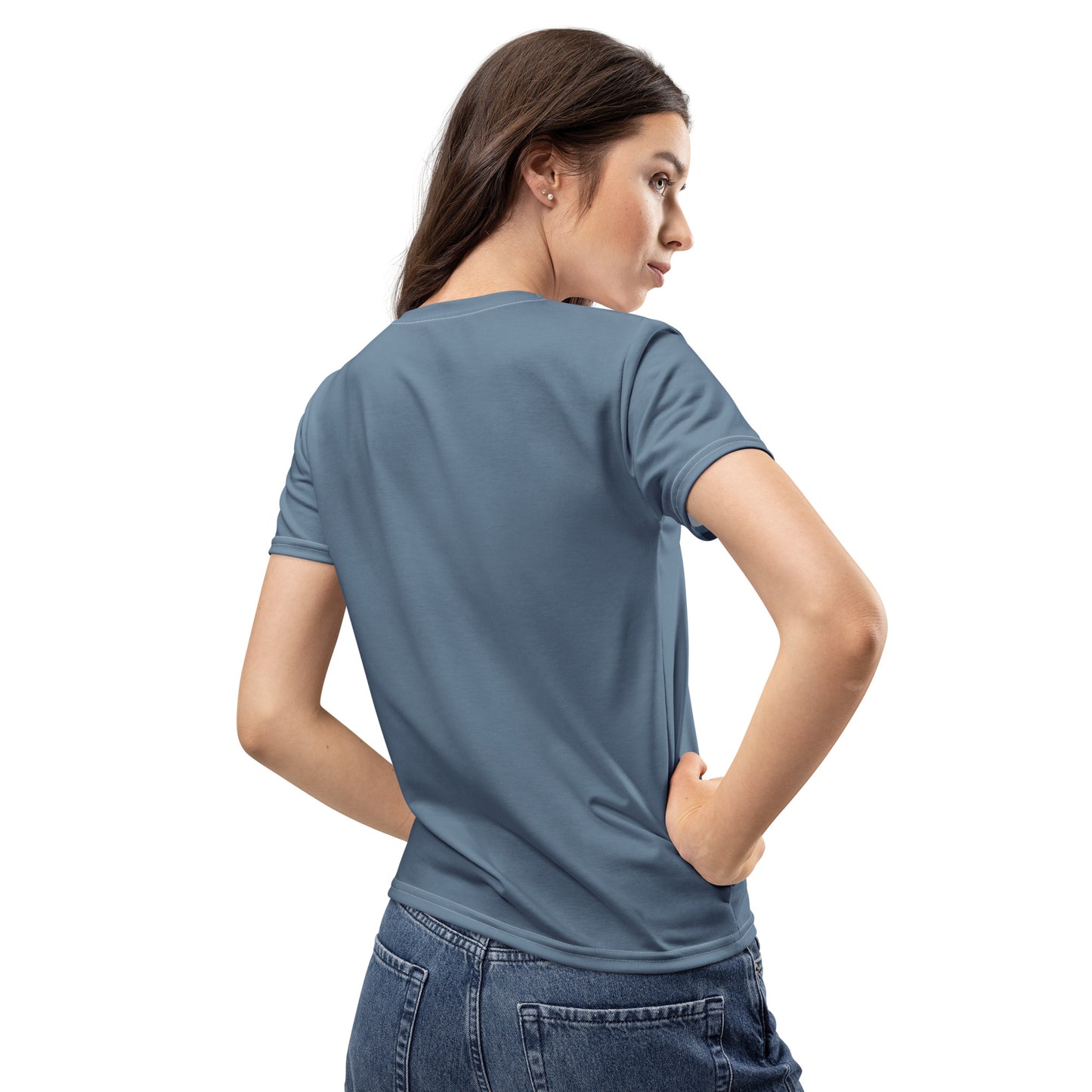 Solo Shade - Classic Crewneck Tee "Blue Triad"