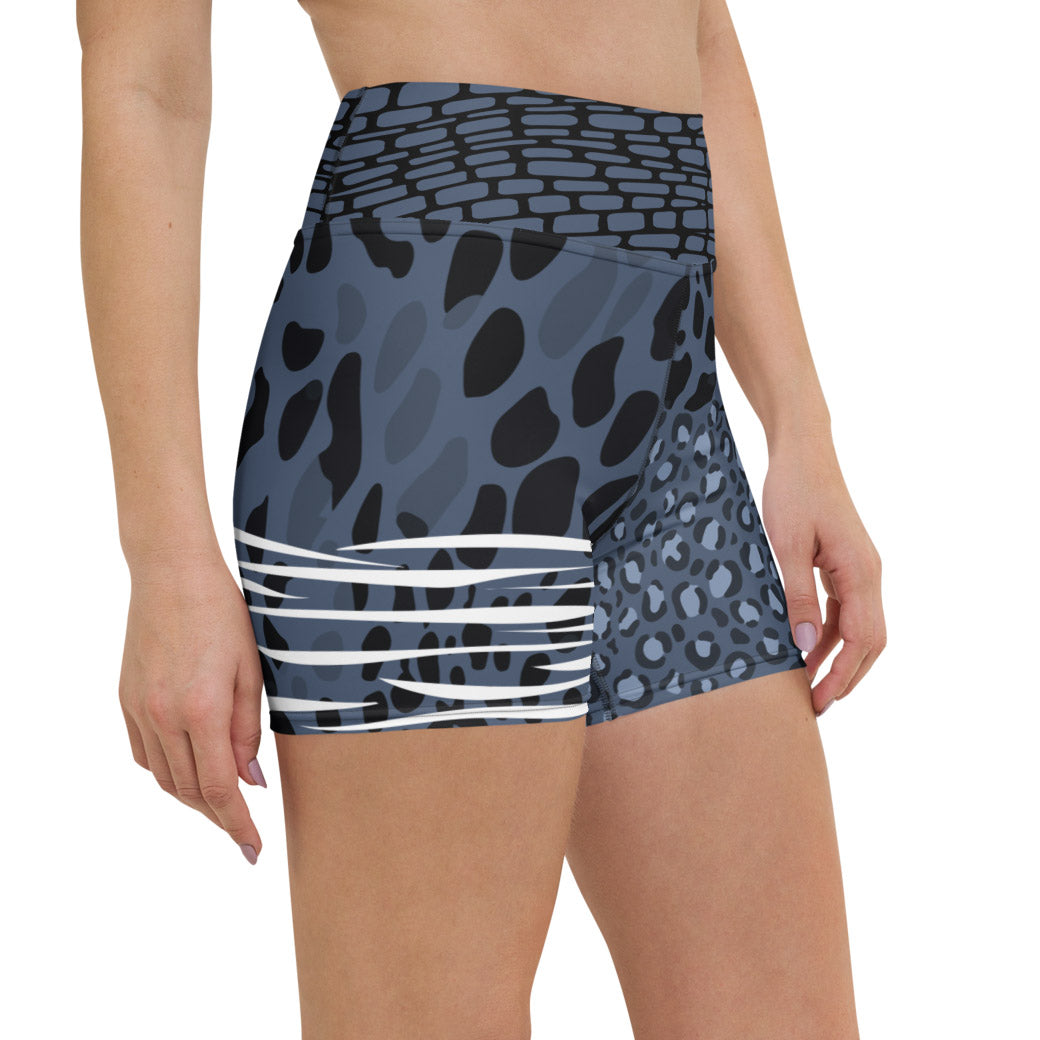 Cheezebra Yoga Shorts "Blue"