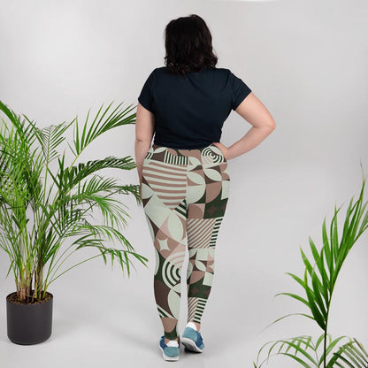 Geometric - Plus Size Leggings