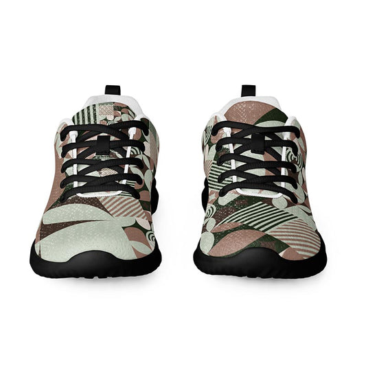 Mocha Women's Sneakers "Geometric"