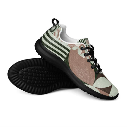 Mocha Women's Sneakers "Geometric"