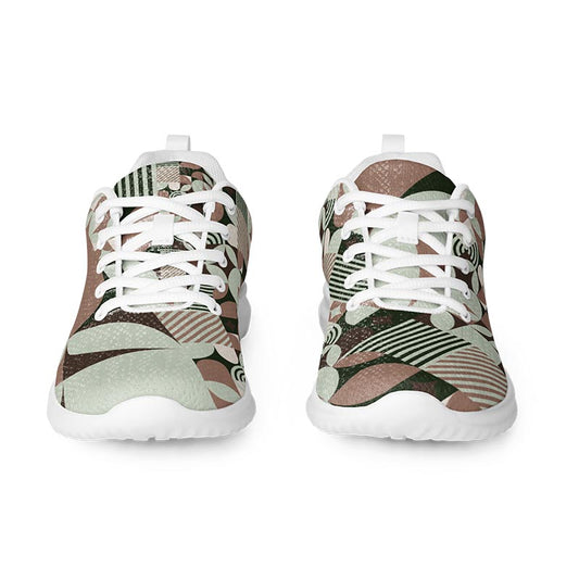 Mocha Women's Sneakers "Geometric"