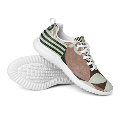 Mocha Women's Sneakers "Geometric"