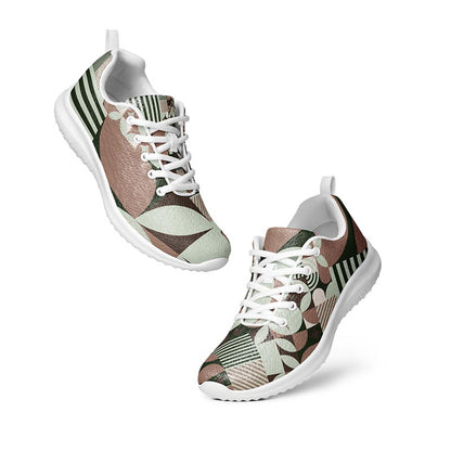 Mocha Women's Sneakers "Geometric"