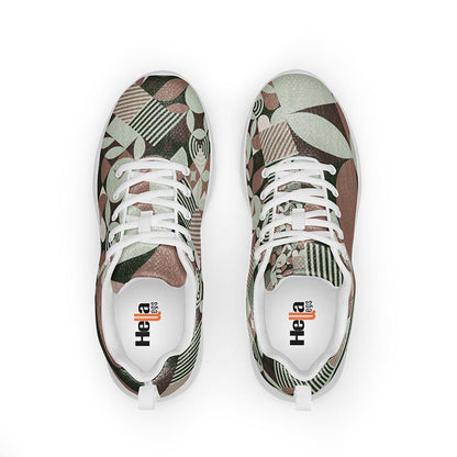 Mocha Women's Sneakers "Geometric"