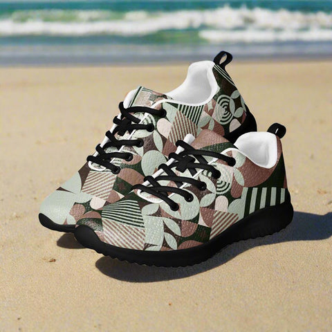 Mocha Sneakers "Geometric"