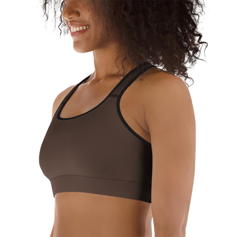 Mocha Sports Bra