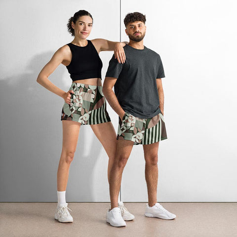 Mocha ECO Shorts "Geometric"