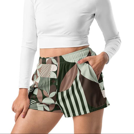Mocha ECO Shorts "Geometric"