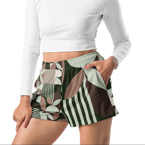 Mocha ECO Shorts "Geometric"
