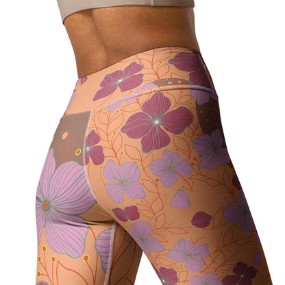 Mocha Leggings "Peach Cobbler"
