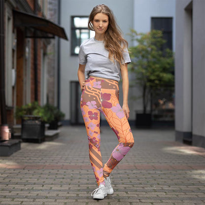 Mocha Leggings "Peach Cobbler"