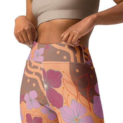 Mocha Leggings "Peach Cobbler"