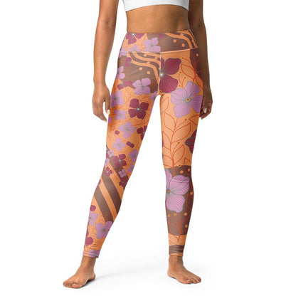 Mocha Leggings "Peach Cobbler"