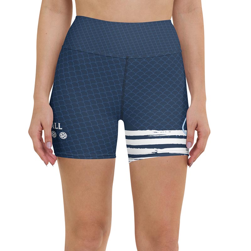 Pickleball Yoga Shorts "Blue"